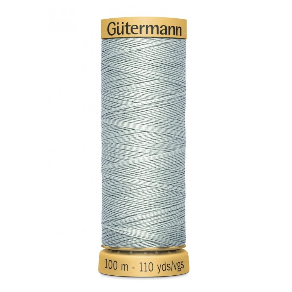 www.thecraftshop.net Gutermann 100% Natural Cotton Sewing Thread - 100m - Col. 7307 Harbour Grey