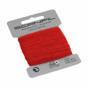 www.thecraftshop.net Scanfil - Mending Wool Thread - 15m - Col. 056 Red