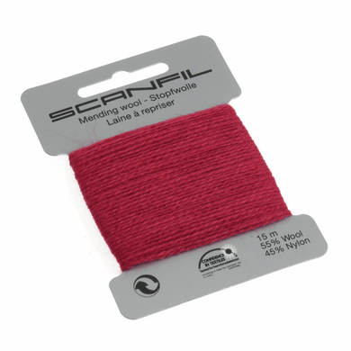 www.thecraftshop.net Scanfil - Mending Wool Thread - 15m - Col. 057 Red Wine