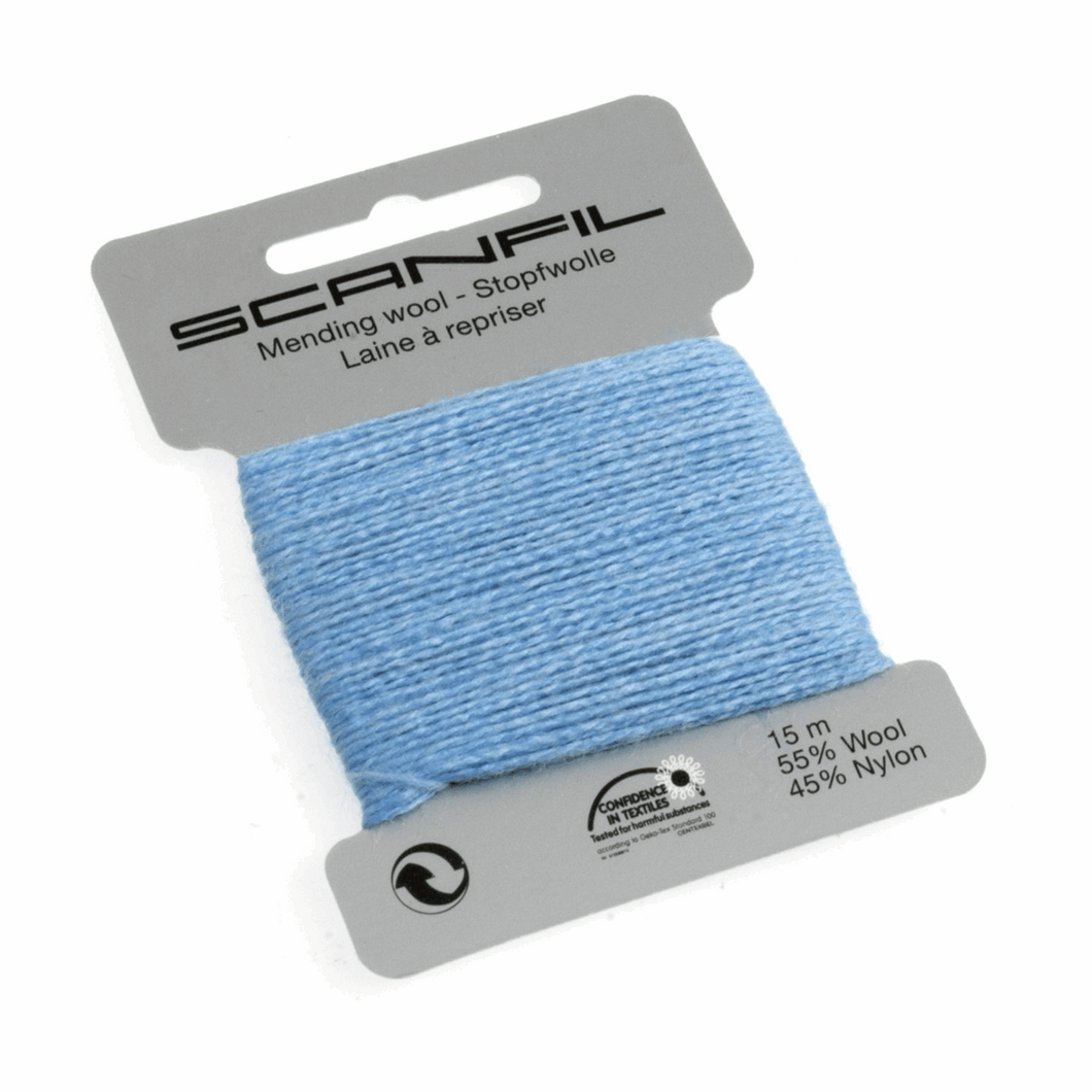 www.thecraftshop.net Scanfil - Mending Wool Thread - 15m - Col. 067 Saxe Blue