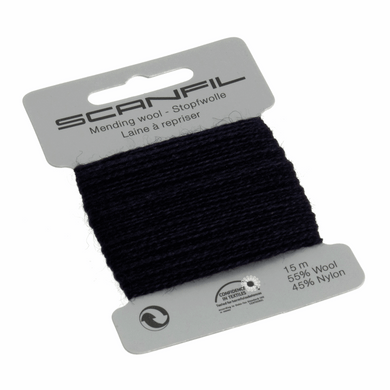 www.thecraftshop.net Scanfil - Mending Wool Thread - 15m - Col. 082 Navy Blue