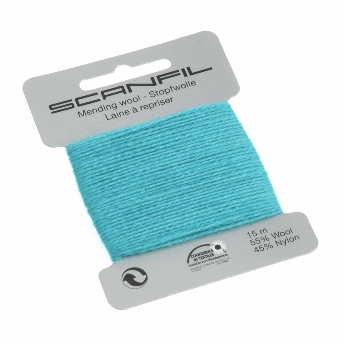 Scanfil - Mending Wool Thread - 15m - Col. 085 Peacock Blue – www ...