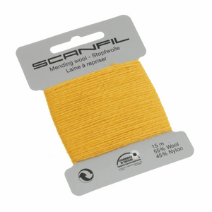www.thecrafsthop.net Scanfil - Mending Wool Thread - 15m - Col. 087 Sunflower Yellow