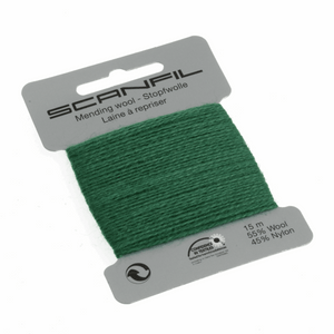 www.thecraftshop.net Scanfil - Mending Wool Thread - 15m - Col. 089 Fed Green