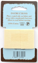Load image into Gallery viewer, www.thecraftshop.net Nortexx - Iron on Mending Tape - CREAM - 35mm Wide x 1m
