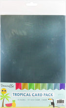 Load image into Gallery viewer, Dovecraft - Premium Pearlescent Metallic Card - Tropical - 240gsm - 8 x A4 Sheets

