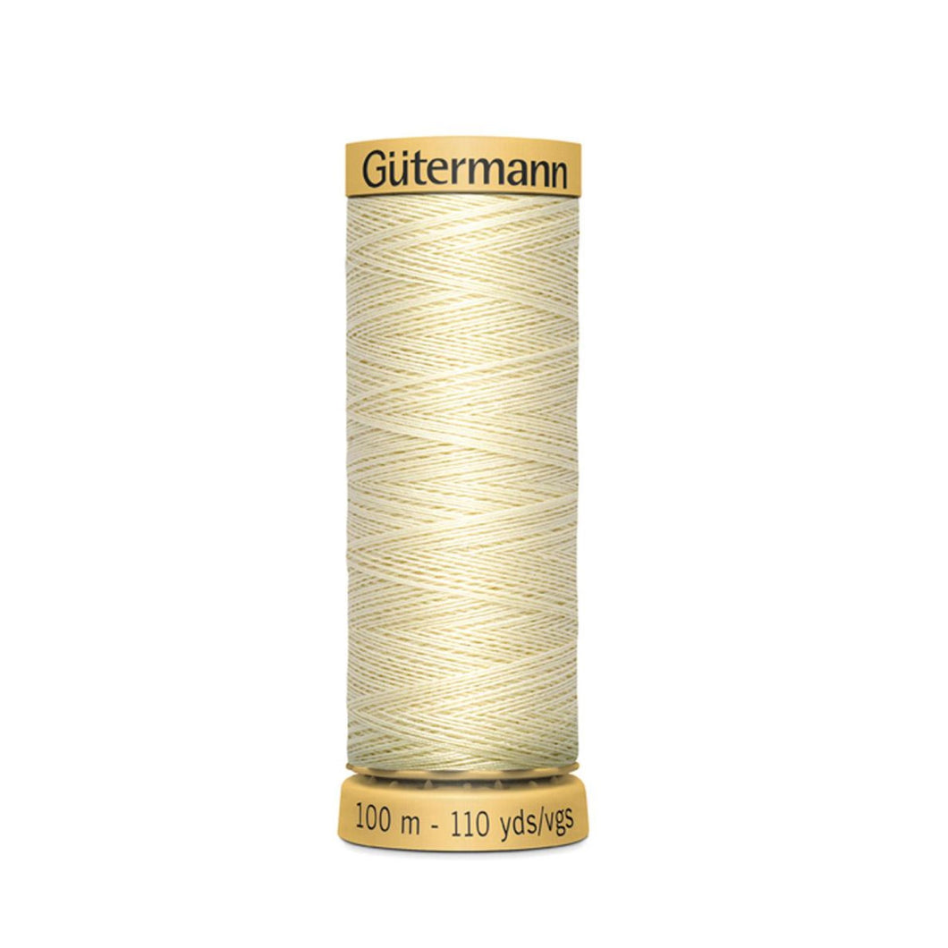www.thecraftshop.net Gutermann 100% Natural Cotton Sewing Thread - 100m - Col. 919 Natural