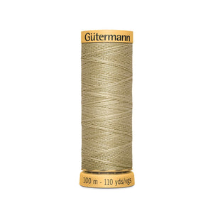 www.thecraftshop.net Gutermann 100% Natural Cotton Sewing Thread - 100m - Col. 927 Linen Brown