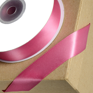 Trucraft - Double Sided Satin Craft Ribbon - 15mm x 2m Length - Dusky Pink