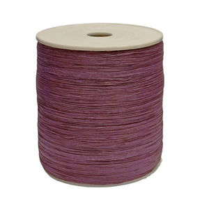 Trucraft - Raffia Paper Ribbon - 7mm Wide x 90 Metre Roll - GRAPE