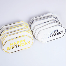 Load image into Gallery viewer, Dovecraft - Adhesive Sentiment Card Toppers - Happy Birthday - Pack of 12
