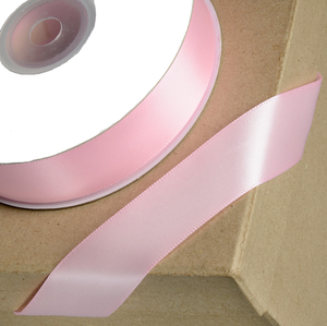 Trucraft - Double Sided Satin Craft Ribbon - 15mm x 2m Length - Pink