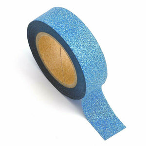 www.thecrafstshop.net Italian Options - Glitter Washi Tape - 15mm x 10m Roll - Sapphire