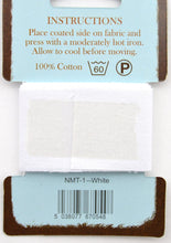 Load image into Gallery viewer, WWW.THECRAFTSHOP.NET Nortexx - Iron on Mending Tape - WHITE - 35mm Wide x 1m

