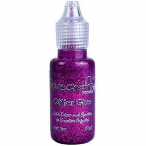 Dovecraft - Glitter Glue - Easy Application - 20ml - Amethyst