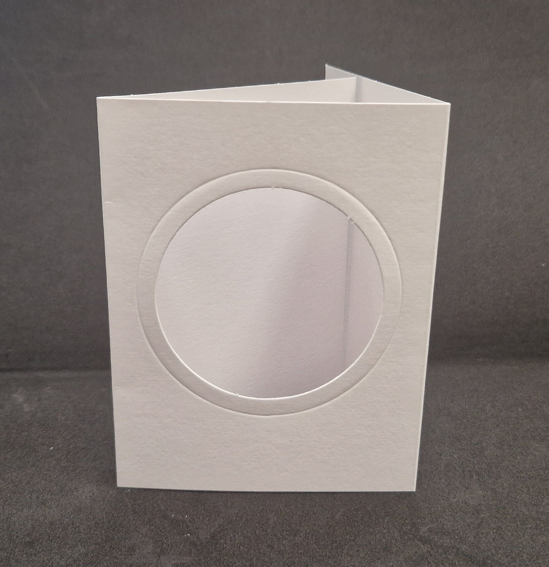 A6 Square Aperture Tri-fold White Cards & C6 Envelopes Smooth, Linen,  Speckle Embossed 5 Pack 10x15cm 6x4 Card Making Cross Stitch 