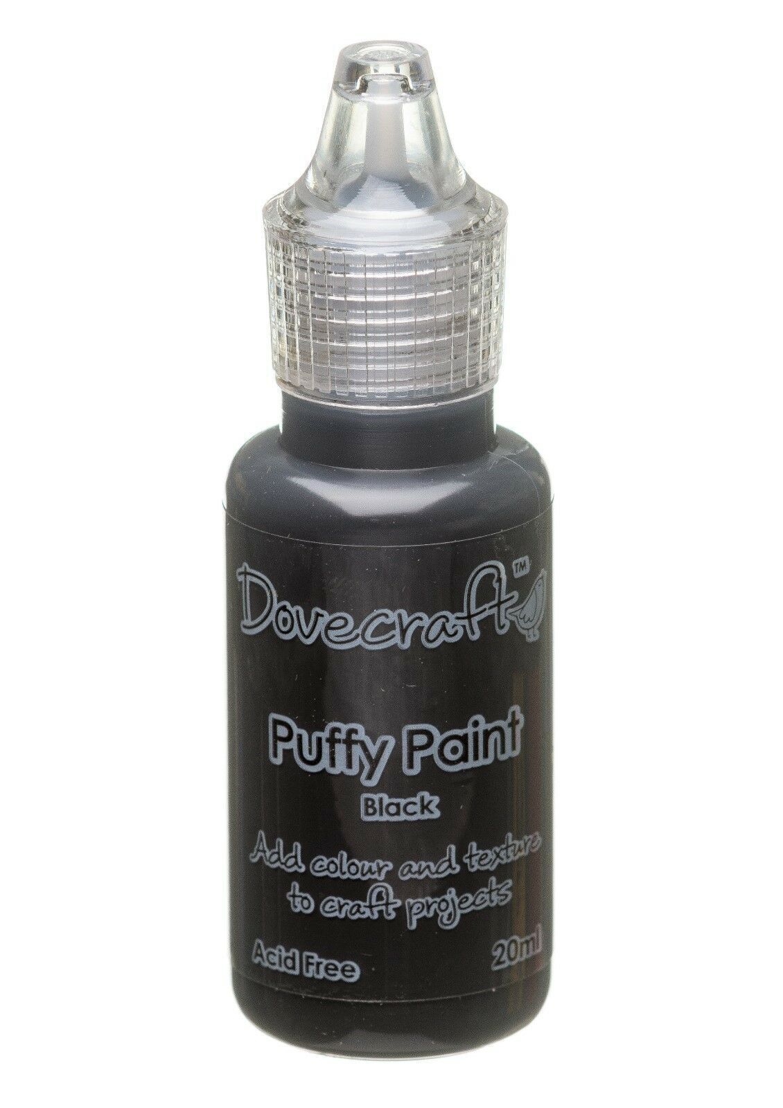 Dovecraft - Puffy Paint - Easy Application - 20ml - Black –