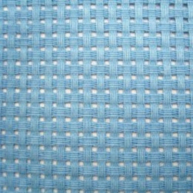 www.thecraftshop.net Trucraft - Binca Embroidery Cross Stitch Fabric - 25cm x 35cm - Blue