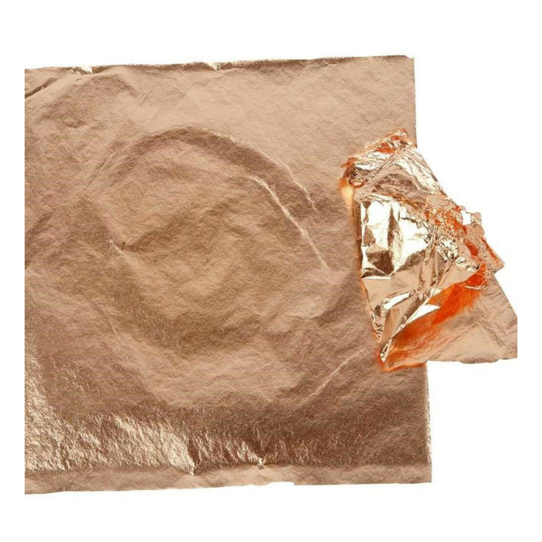 Creativ - Art & Craft Metal - Gilding Foil - 25 Sheets - Copper Leaf