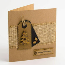 Load image into Gallery viewer, thecraftshop.net Italian Options - Happy Christmas 3D Banner Card Toppers - Pack of 8
