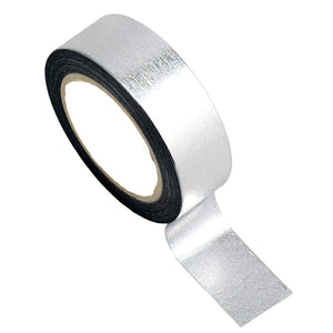 www.thecraftshop.net Italian Options - Washi Tape - 15mm x 10m Roll - Silver Metallic