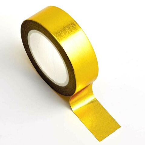 www.thecraftshop.net Italian Options - Washi Tape - 15mm x 10m Roll - Gold