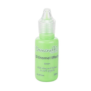 Dovecraft - Enamel Effects Paint - Easy Application - 20ml - Green