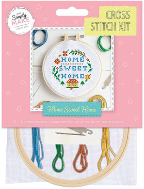 www.thecraftshop.net DoCrafts - Simply Make - Cross Stitch Kit - Home Sweet Home