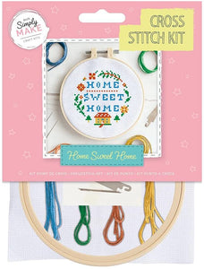 www.thecraftshop.net DoCrafts - Simply Make - Cross Stitch Kit - Home Sweet Home