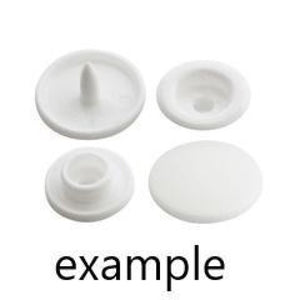 Trucraft - Plastic Kam Snaps - 50 Sets - B06 Glossy Dark Brown - Size 20 T5