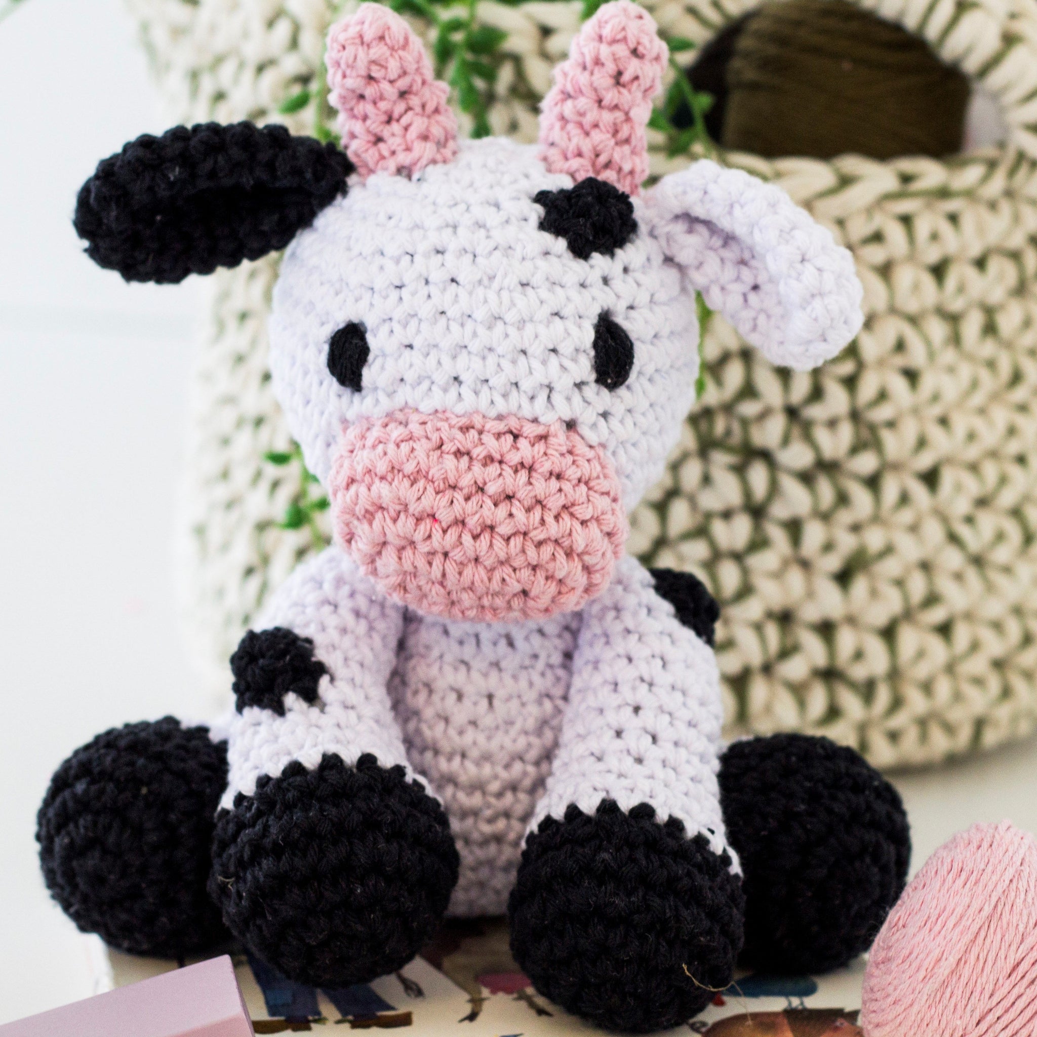 Hoooked - Crochet Kit - Kirby the Cow –