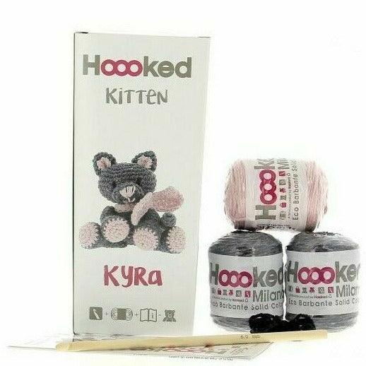www.thecraftshop.net Hoooked - Crochet Kit - Kyra the Kitten