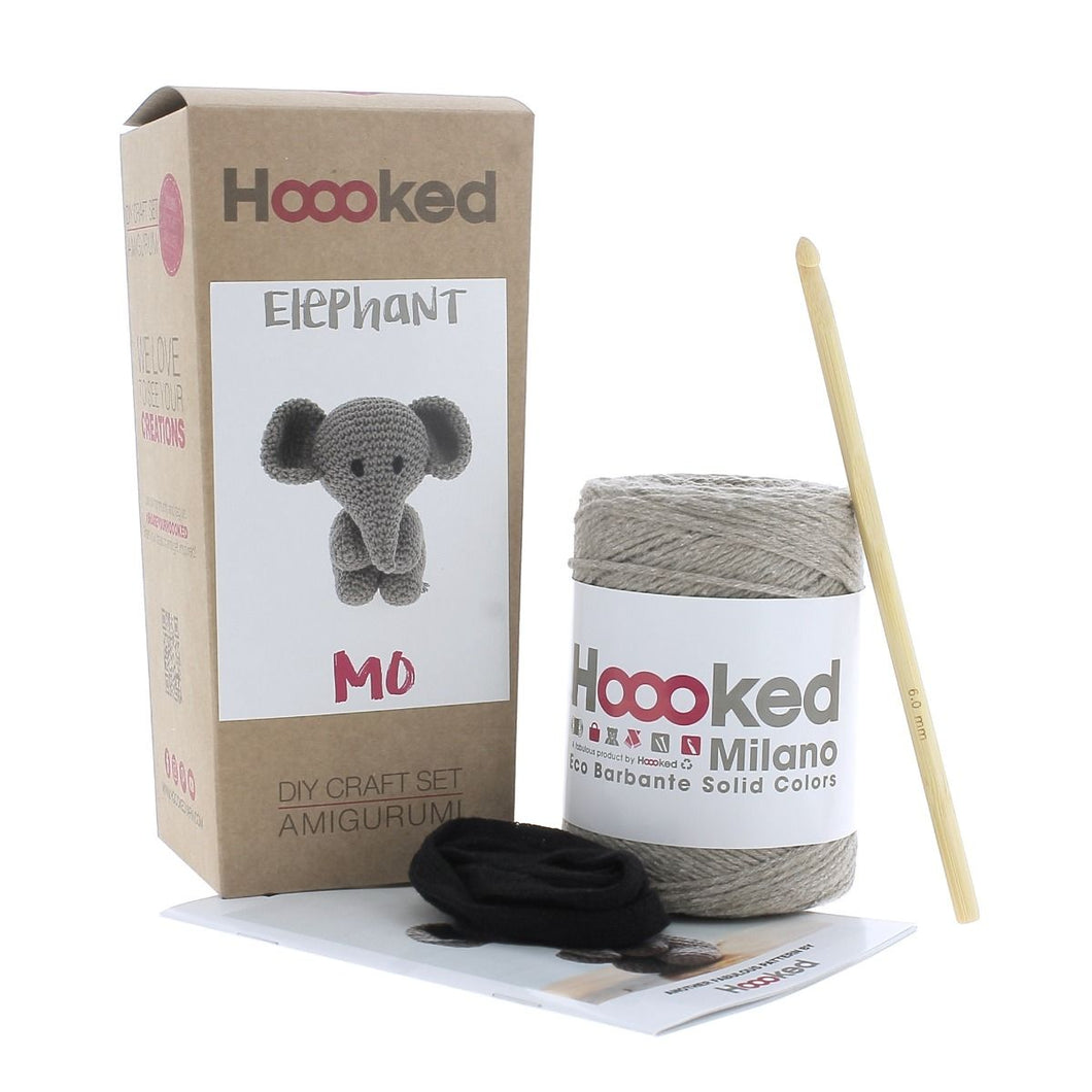 www.thecraftshop.net Hoooked - Crochet Kit - Mo the Elephant