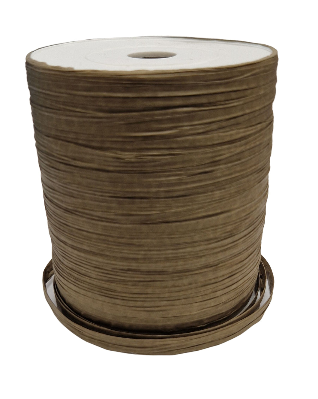 Trucraft - Raffia Paper Ribbon - 7mm Wide x 90 Metre Roll - OLIVE