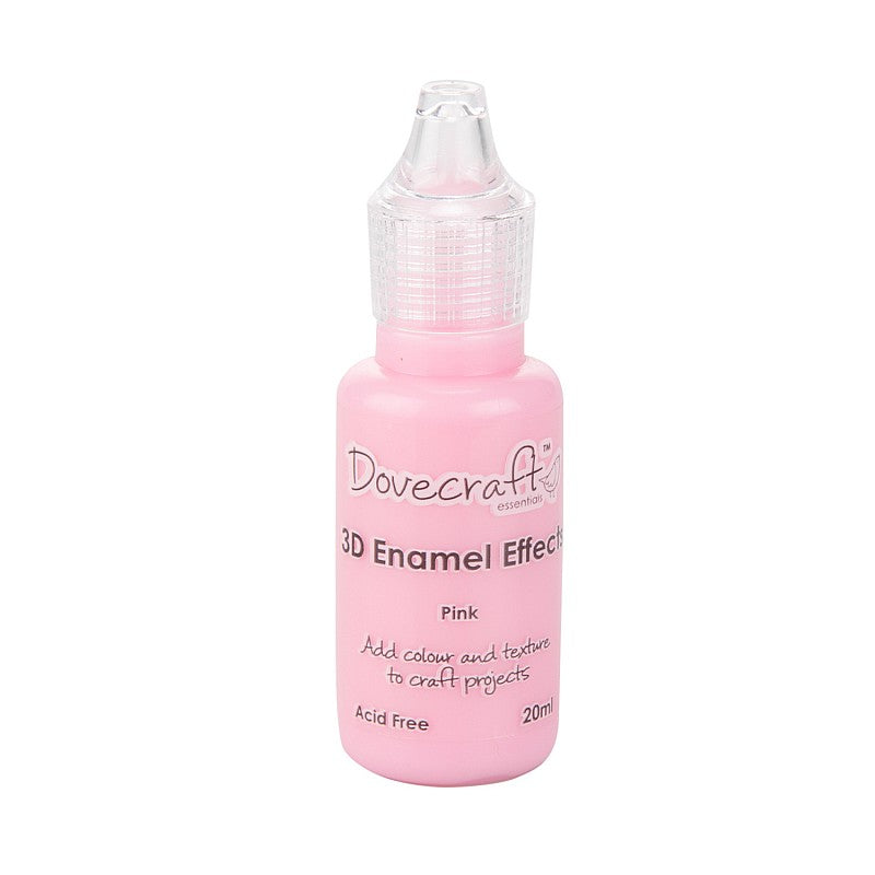 Dovecraft - Enamel Effects Paint - Easy Application - 20ml - Pink