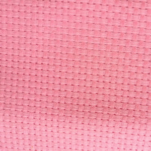 www.thecraftshop.net Trucraft - Binca Embroidery Cross Stitch Fabric - 25cm x 35cm - Pink
