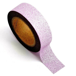 www.thecraftshop.net Italian Options - Glitter Washi Tape - 15mm x 10m Roll - Pink