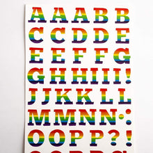 Load image into Gallery viewer, thecraftshop.net italian options rainbow letters
