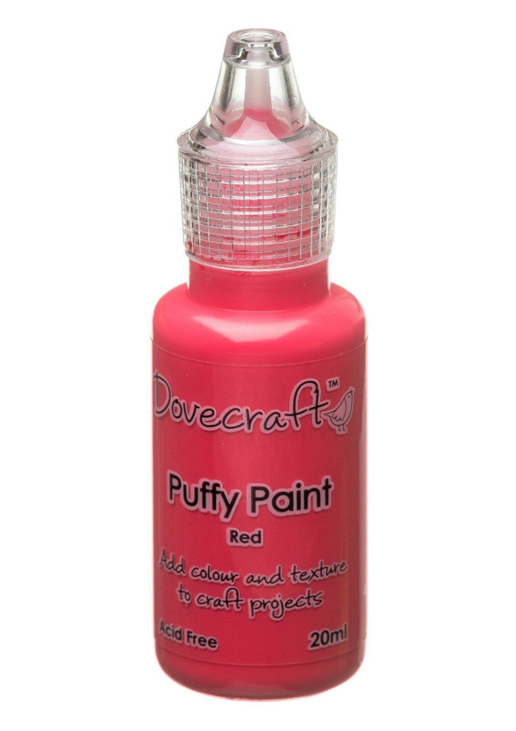 Dovecraft - Puffy Paint - Easy Application - 20ml - Red
