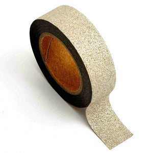 www.thecraftshop.net Italian Options - Glitter Washi Tape - 15mm x 10m Roll - Rose Gold