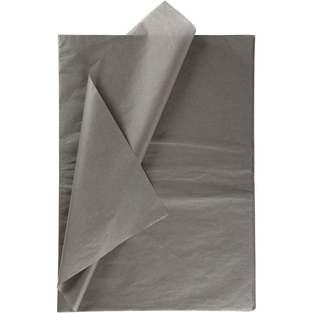Trucraft - Luxury Tissue Paper - 25 x Sheets - 50cm x 70cm - GREY
