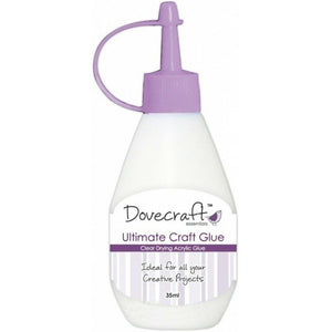 thecraftshop.net Dovecraft Ultimate Acrylic Clear Drying Craft Glue - 35ml