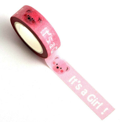www.thecraftshop.net Italian Options - Washi Tape - 15mm x 10m Roll - Its a Girl