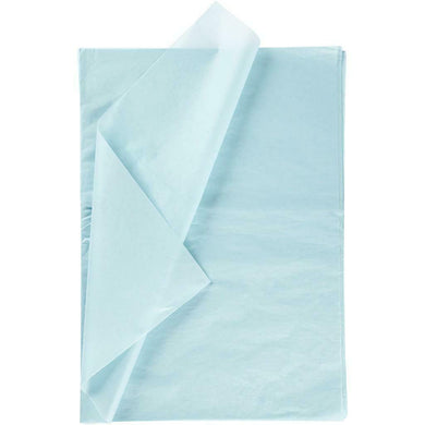 thecraftshop.net - Luxury Tissue Paper - PALE BLUE - Bulk Pack - 25 x Sheets - 50cm x 70cm
