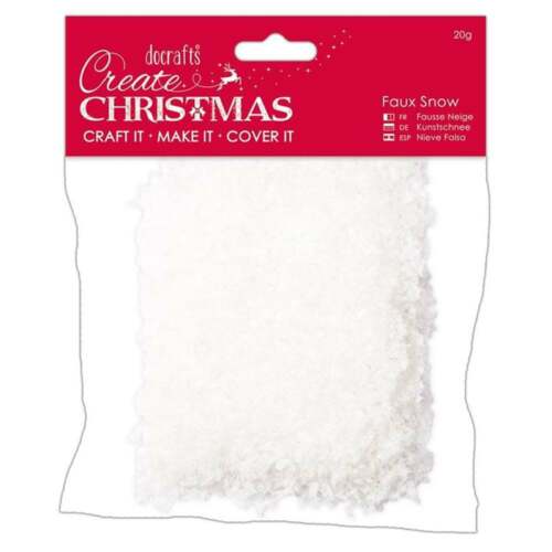 Docrafts Create - Faux Fake Artificial Snow - 20g Pack