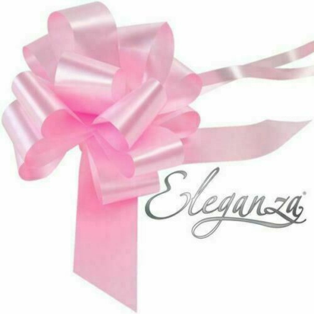 thecraftshop.net - Eleganza - 50mm Pull Bow - PALE PINK - 5055370620100