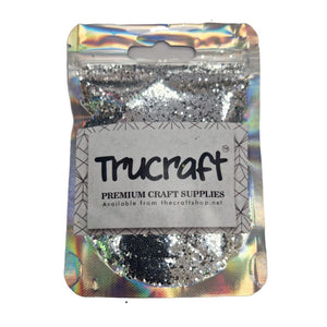 Trucraft - Premium Craft Glitter - 50g Pack - Silver