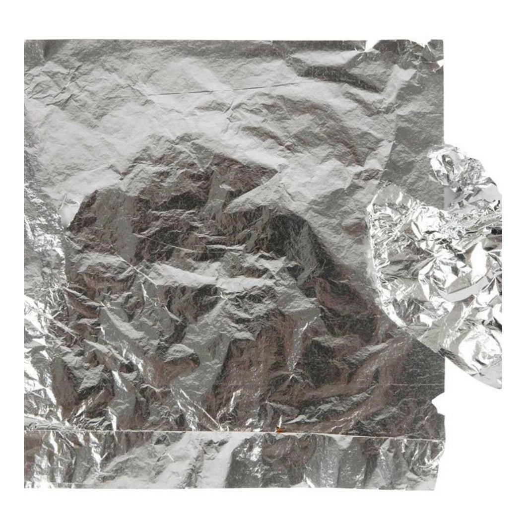 Creativ - Art & Craft Metal - Gilding Foil - 25 Sheets - Silver Leaf