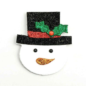 thecraftshop.net - Italian options - glitter christmas snowmen card toppers  - 	5038168042230