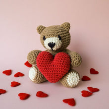 Load image into Gallery viewer, Hoooked - Crochet Kit - Valentino the Bear
